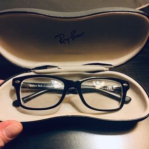 Ray-Ban black prescription glasses/frames